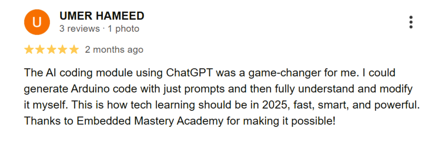 Google review 1